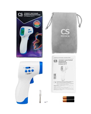 Комплектация термометра бесконтактного CS Medica CS-77
