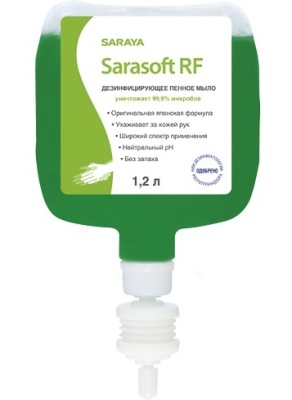 Дезинфицирующее пенное мыло Sarasoft RF