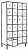 Шкаф для карт ЭКГ 446.17,18  850х430х1820
